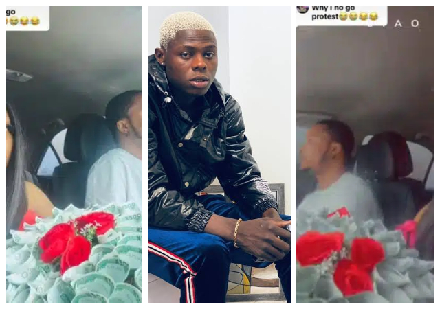 “My mate go protest find true love” - Lady celebrates Valentine's Day with boyfriend she met during late Mohbad's protest