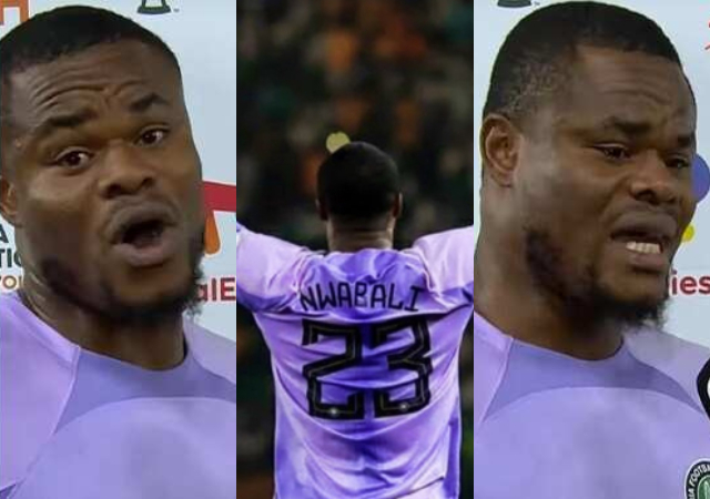 "No worry bro better football club Awaits you"- Nigeria's Goalie Stanley Nwabali Close to Tears as He Appreciates Fans
