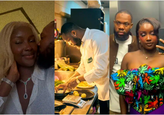 “Sorry fine Girl I’m taken” – Saskay’s alleged boyfriend, Chef Derin says