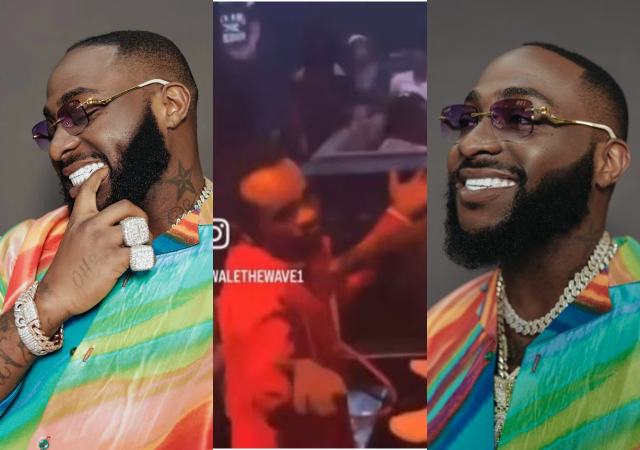 Davido reacts to a viral video of Prophet Odumeje vibing to his song ‘Away’ in a club