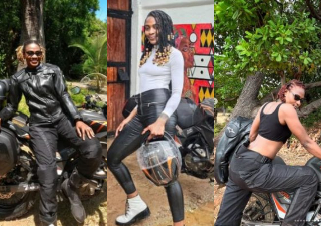 Nigerian lady embarks on solo trip from Kenya to Lagos on motorcycle