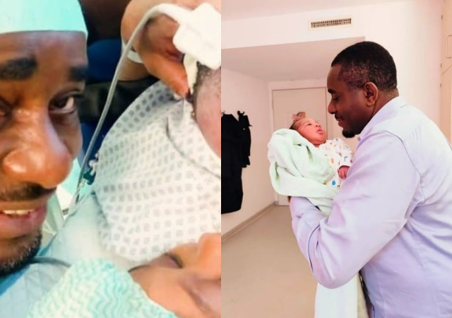 Emeka Ike wife welcomes baby girl on his birthday
