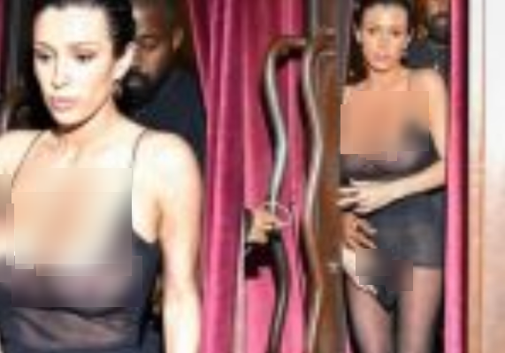 Bianca Censori steps out in a visible dress for dinner outing with husband, Kanye West