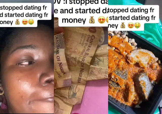 "Hold am tight make e no escape” — Lady shares dating experience as she starts dating for money
