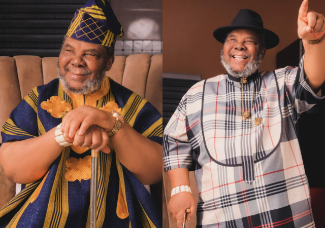 Actor Pete Edochie the 'Lion of Africa' clocks 77 in grand style
