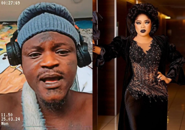 "If you come to my hood dressed like a woman they will beat you" - Portable says as Bobrisky wins the best dressed female