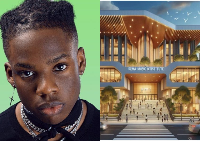 “Rema Music Institute” – Rema reveals plans to build Africa's largest school with no tuition fees required
