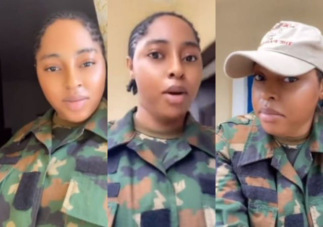 “Of course I’m a baller” – Gorgeous female soldier joins viral 'of course' challenge, sparks reactions