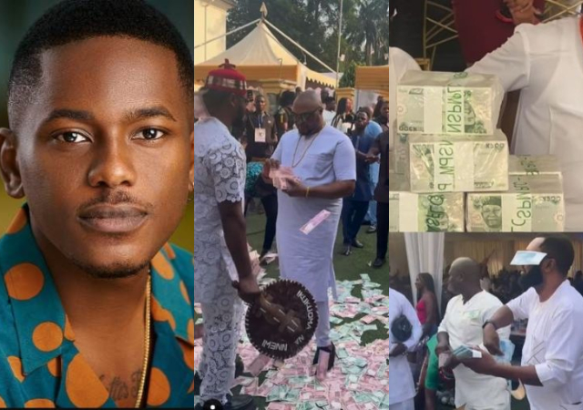 Actor Timini speechless as Igbo billionaires spends excessively at a recent event, video trends