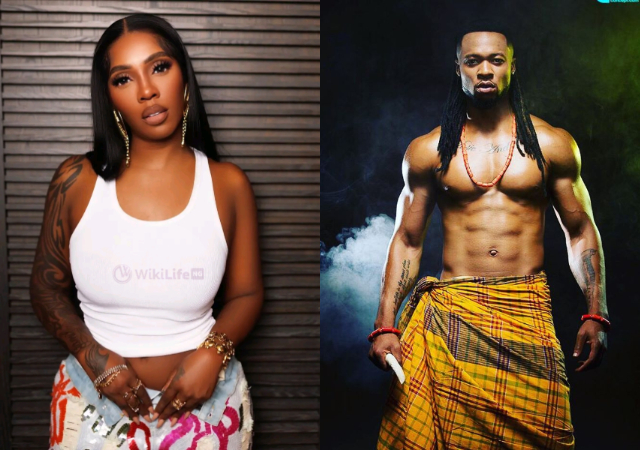 "Be like say I go gats dey London this August o" - Tiwa Savage reacts to Flavour's post