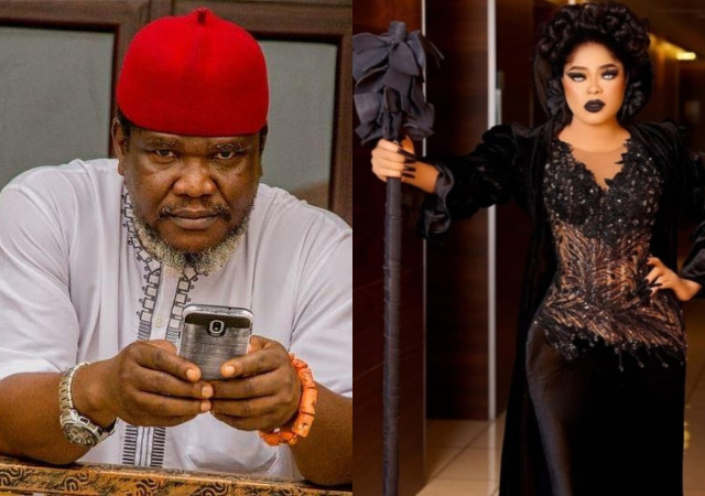 “Where are we headed in this country?” – Actor Ugezu J Ugezu reacts to Bobrisky being crowned Best Dressed Female