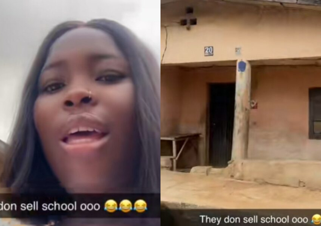 Corp member shares how she was posted to a school only to find out building has been sold (Watch)