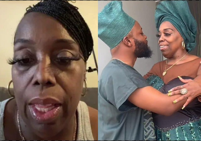 “I’m not his mother, I’m not 70” – American woman opens up following backlash of wedding to Nigerian man