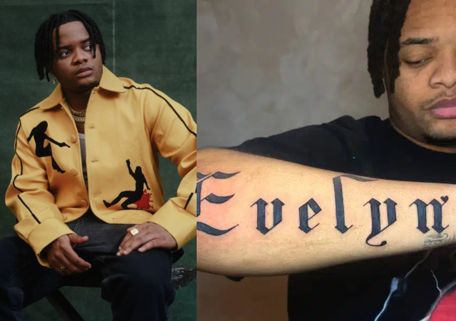 “Why you do Ngozi like this” — Reactions as Crayon boldly tattoos Evelyn on his arm