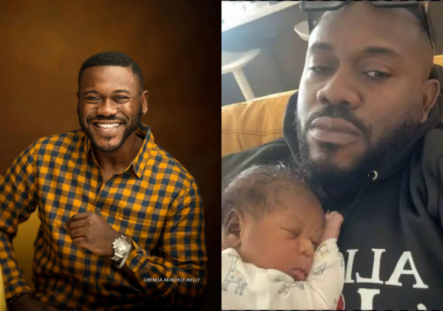 Actor Deyemi Okanlawon announces name of son while sharing adorable moments with son