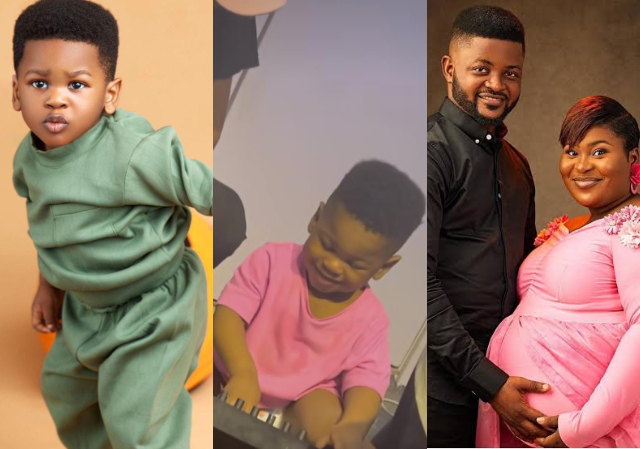 “God will hold and surround you by his mighty hands” — Gospel singer Judikay  celebrates her son as he clocks 2