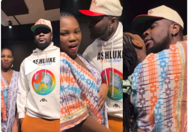 “No BBL, No Wig” — Ladies in shock as Kizz Daniel finally unveils his wife in new video