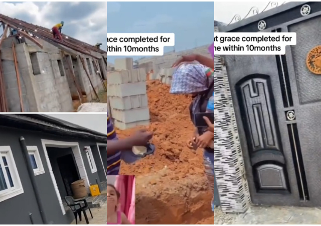  "Where una dey see money" – Lady overjoyed as she completes her 6-apartment rental property in just 10 months