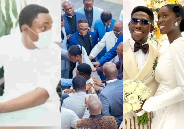 “This guarantees nothing” – Influencer, Morris reacts viral photo of pastors laying hands on Moses Bliss and wife