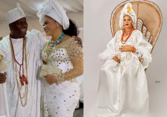 Ooni’s wife, Olori Tobi, breaks silence following the birth of twins, reveals their gender*


Olori Tobi Phillips, one of the wives of Ife's Ooni, Oba Adeyeye Ogunwusi, has broken her silence to express her joy upon the birth of twins.

Oba Adeyeye Ogunwusi announced the twins' arrival on his Instagram page.

Olori Tobi Phillips took to Instagram to express her deep thankfulness to God for the priceless blessings bestowed upon her. She shared mesmerizing images from her baby shower.

Amidst the festivities, she delivered a touching message, reflecting on the profundity of God's gifts and proclaiming that He had really given her double for her sufferings.


According to the photographs provided, the royal couple welcomed a boy and a girl into their household.

See below: