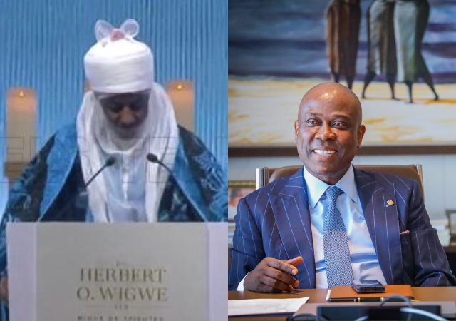 He Provided Me With Flight When I Was Dethroned - Sanusi Bursts In Tears As He Pays Tribute To Late Wigwe