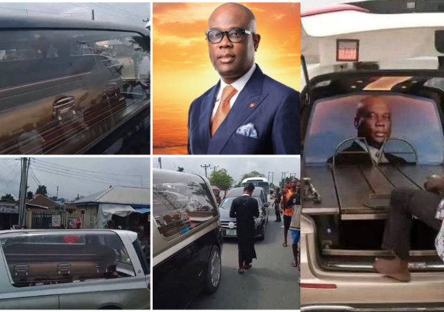 Body of Herbert Wigwe arrives his hometown, Ikwerre, Rivers State for burial (video)