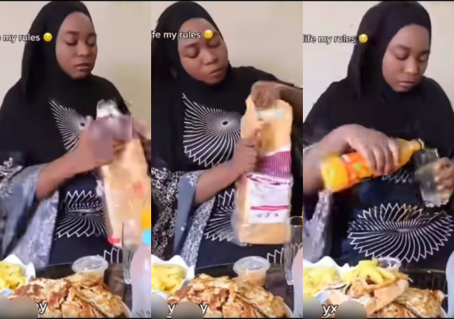 “I pity that your husband" - Reactions as lady fries full crate of eggs first week in husband’s house