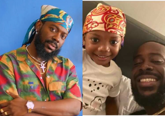 Singer Adekunle Gold shares video of his 3-year-old daughter Adejare Speaking Yoruba Fluently
