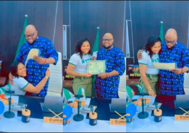 Lady expresses gratitude to husband for his support during her NYSC