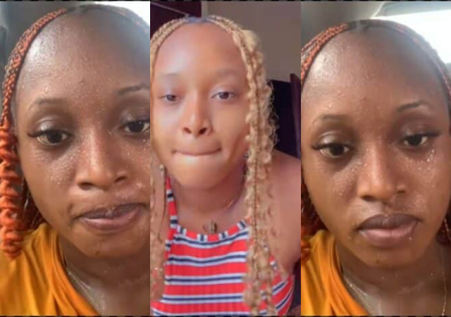 Nigerian lady shares before and after look of her journey in hot weather as she's soaked in heat