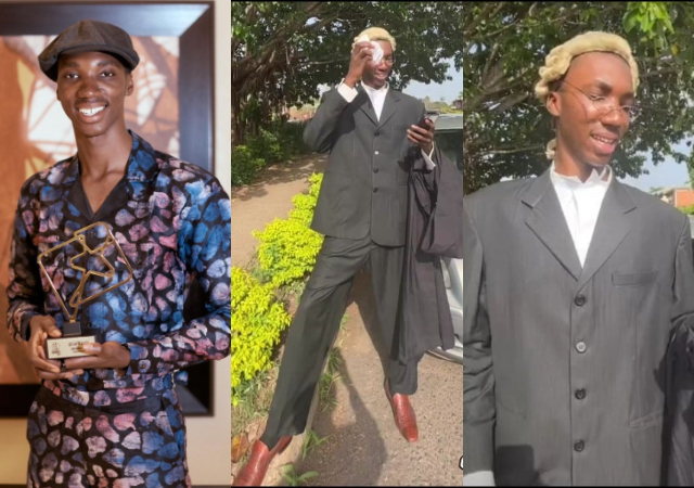 Layi  opens up on how his grandfather handed him suits and shoes he uses for skits