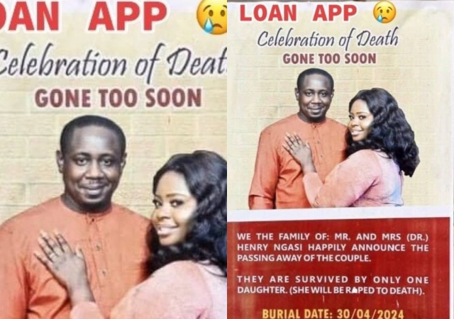 “I swear I no go pay again” - Reactions as loan app falsely reports couple’s demise after failing to pay back