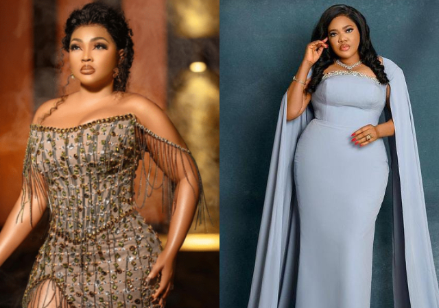 Actress Toyin Abraham publicly settles beef with Mercy Aigbe, she reacts