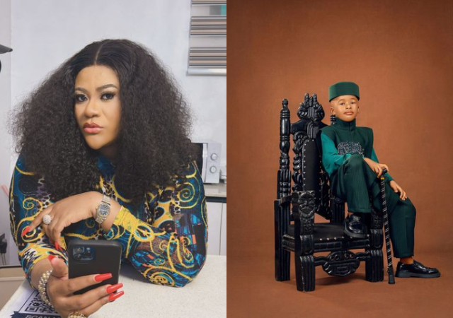 “I am so proud to call you mine” – Actress Nkechi Blessing celebrates son’s 5th birthday