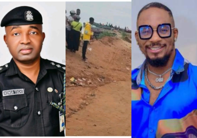 Police reacted to claims of Junior Pope’s body being buried near the Anam River bank