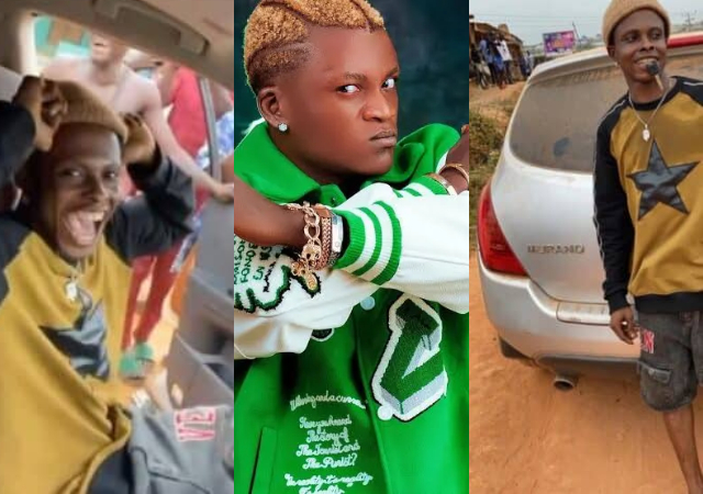 Singer Portable gifts a Murano car to his new artistes, Officialfrizzle