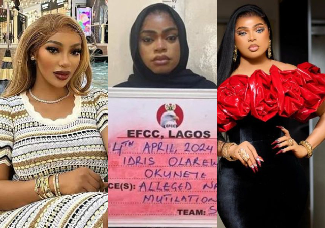 "Sending you loads of love, my sweetheart Bobrisky" - Actress Simi Gold consoles Bobrisky Amid EFCC Trial