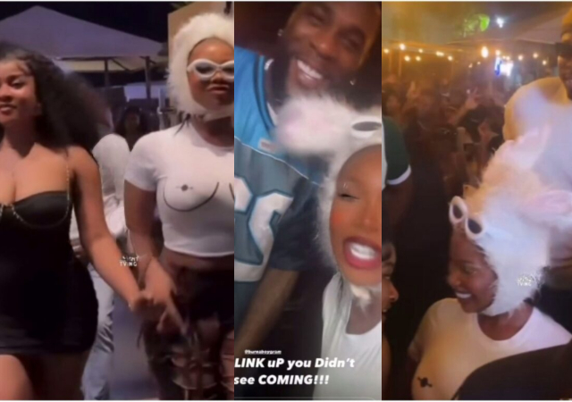 Video of BBNaija’s Tacha and Phyna partying with Burna Boy trends online 