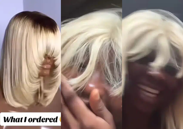 “Wear am go blind date for Nons Miraj show nah”- Nigerian lady reveals the lovely wig she got for N135k