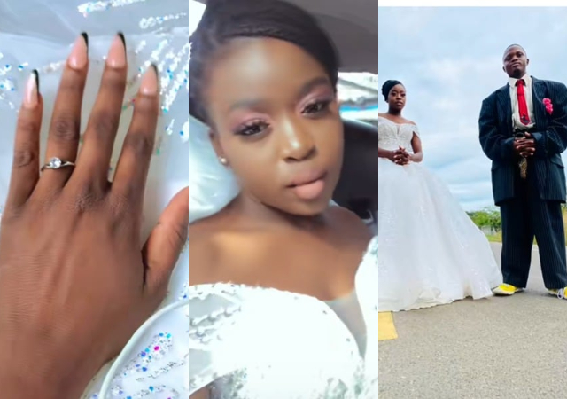 Lady unknowingly weds after boyfriend lied to her claiming a bridal shop needs a model