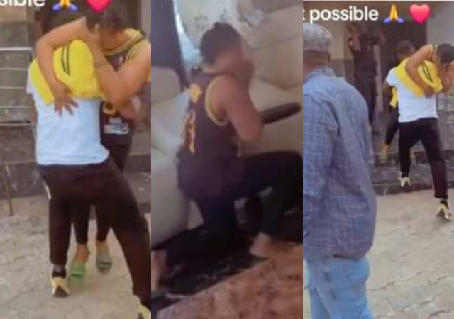 "I Was 3 Months Pregnant When My Husband Travelled" - Wife excited as husband returns to Nigeria after 5 years