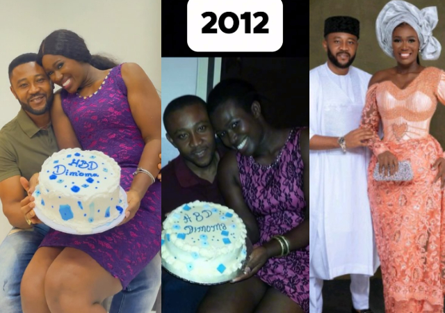 “I love you forever and a Day Dim Oma“- Real Warri Pikin Sweetly Celebrates Husband On His Birthday