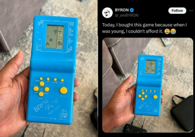 Nigerian man trends online as he buys game he couldn’t afford as a child