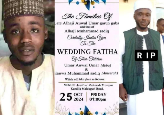Nigerian man passes away hours after his wedding