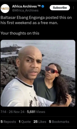 Alleged first photos of Baltasar Ebang goes viral as news breaks that