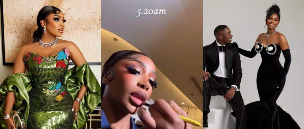 Chioma Goodhair Gets Glammed Up at 5am for Priscy’s Traditional Wedding