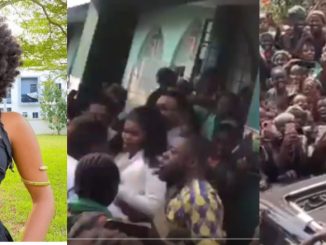 Jarvis Causes a Stir in Sierra Leone as Students Flock to Meet Her During School Visit