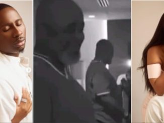 Priscilla Ojo’s Father storms Lagos, Shares Warm Moment with Juma Jux Ahead of Traditional Wedding [video]