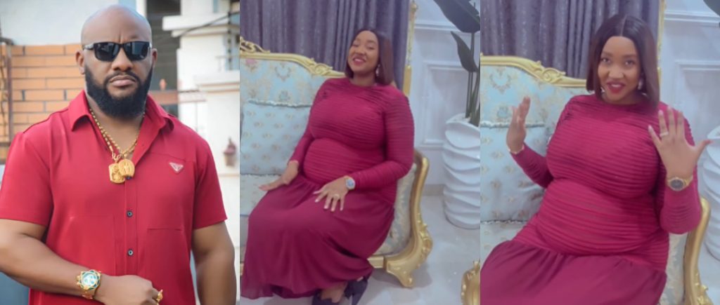 Yul Edochie Hails Judy Austin as She Flaunts her Baby Bump