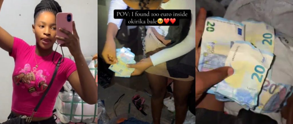 Businesswoman Excited as She Finds 100 Euro Note in Bale of Okirika Clothes


